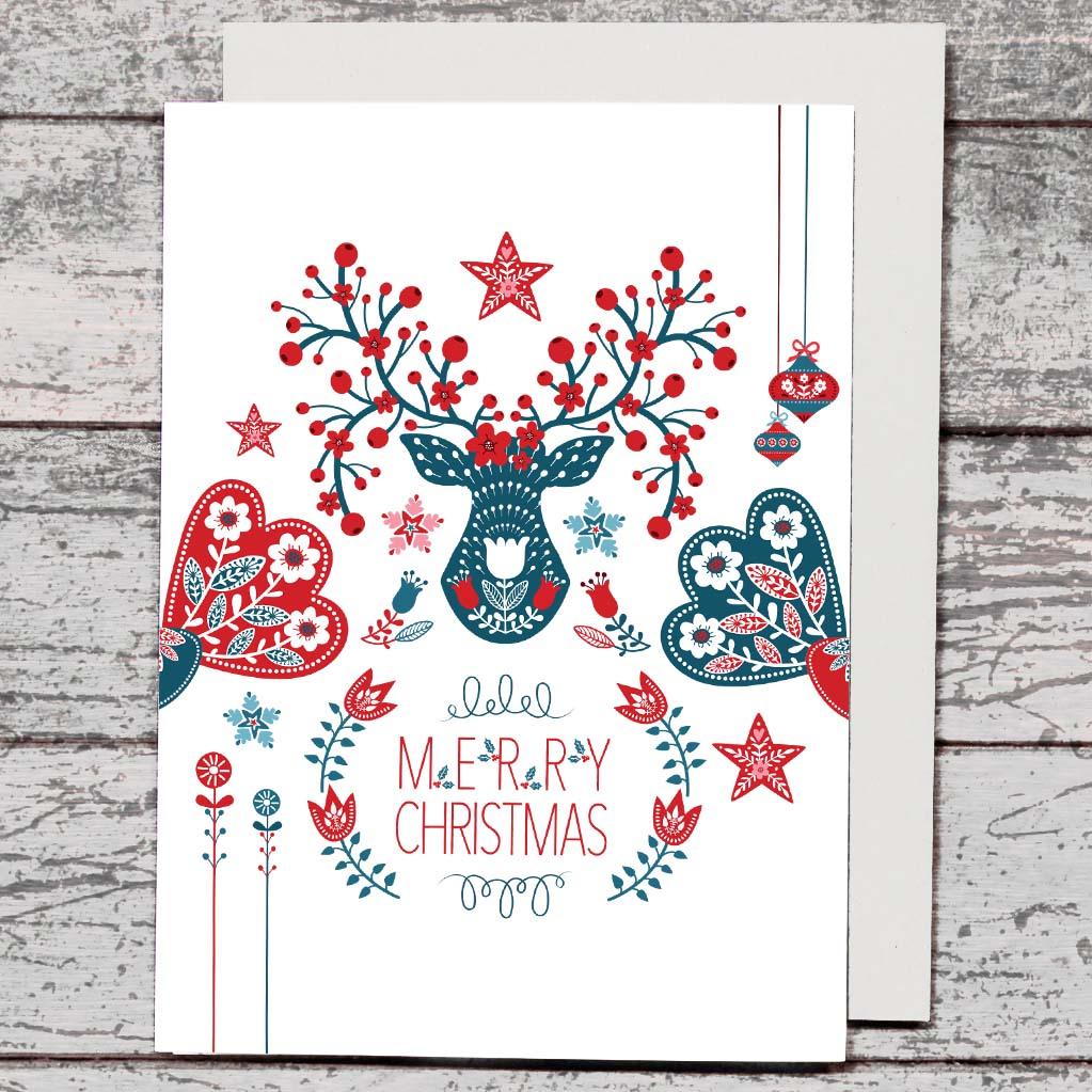 Card - Christmas Deer