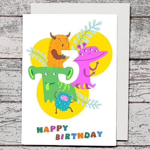 Card - Monster Mash 3