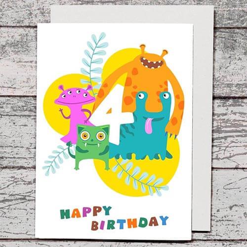 Card - Monster Mash 4