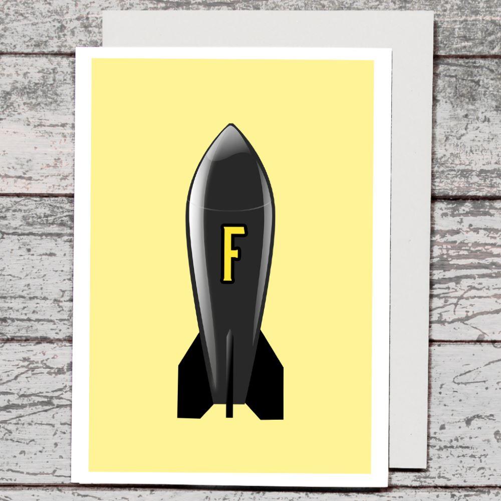 Card - F Bomb - The Red Dog Gift Shop