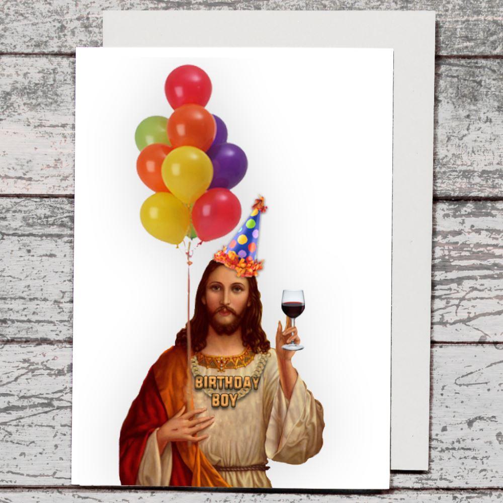 Card - Birthday Boy Jesus - The Red Dog Gift Shop