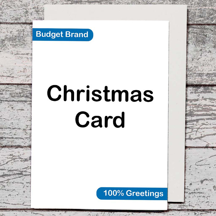 Card - Budget Christmas