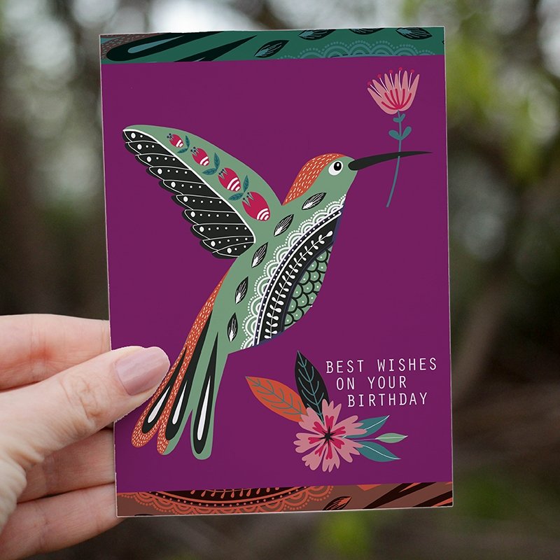 Card - Best Wishes Bird