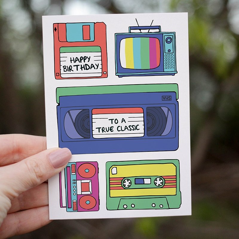 Card - Birthday Classic Tech