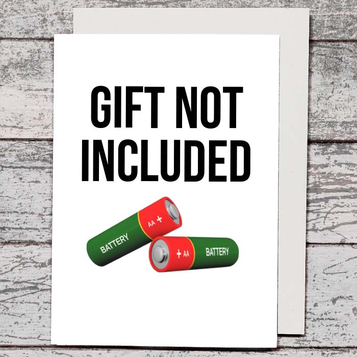 Card - Gift Not Included