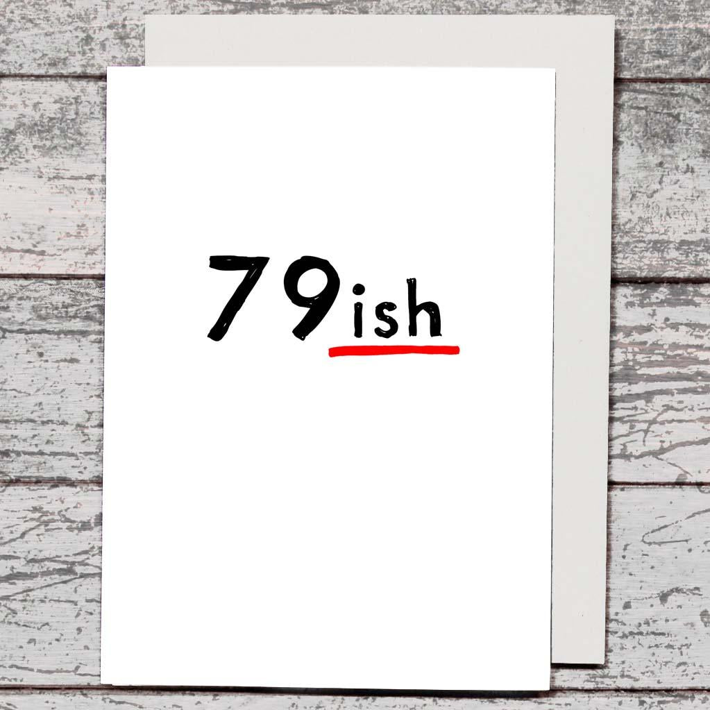 Card - 79ish - The Red Dog Gift Shop