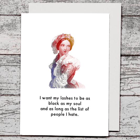 Card - Lashes