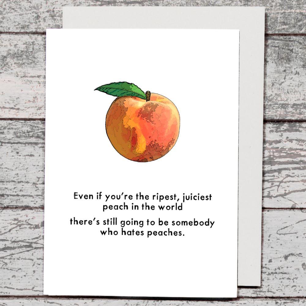 Card - Peaches - The Red Dog Gift Shop